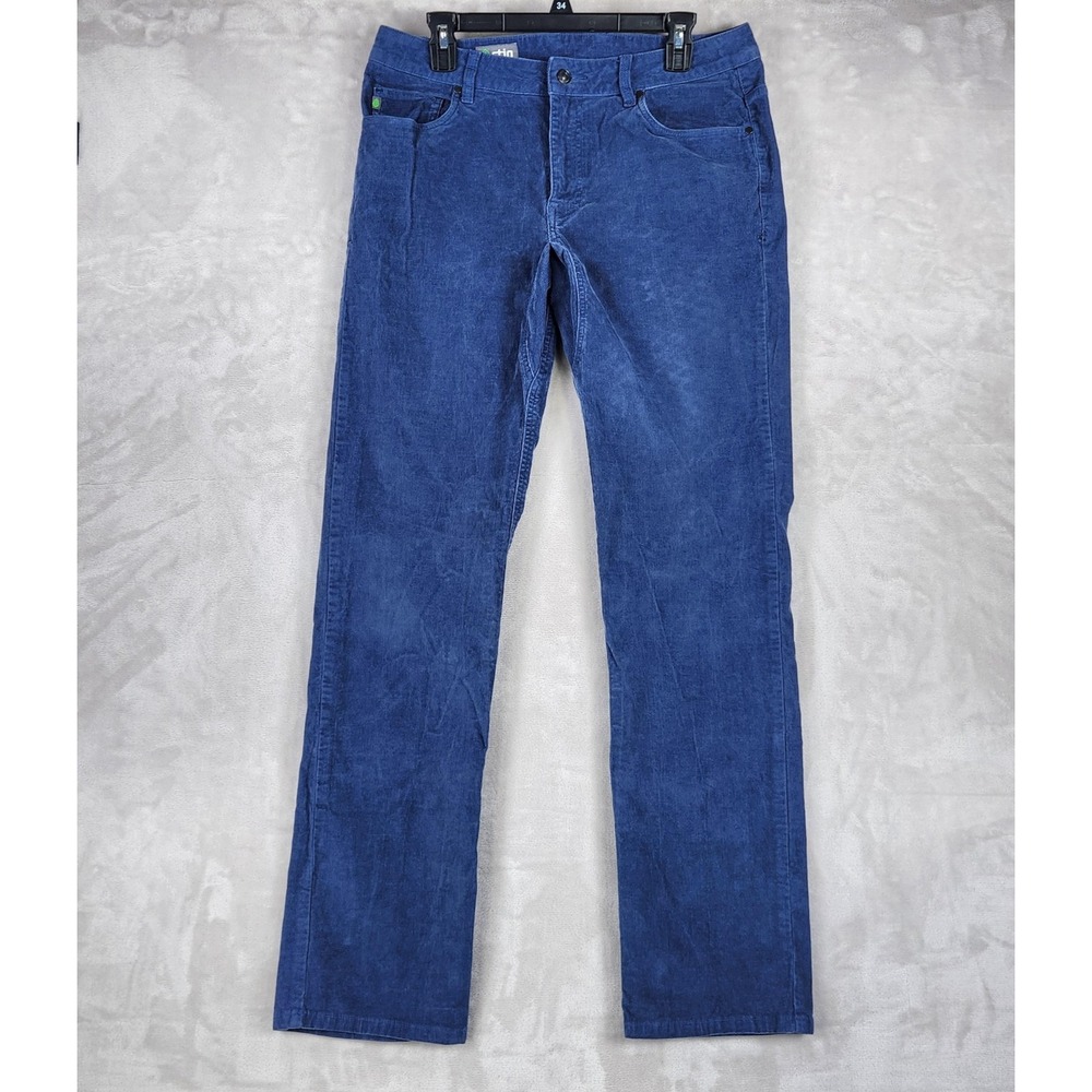 Stio Pants Mens 33x33 Blue Rivet Corduroy 5 Pocket Organic Cotton Stretch